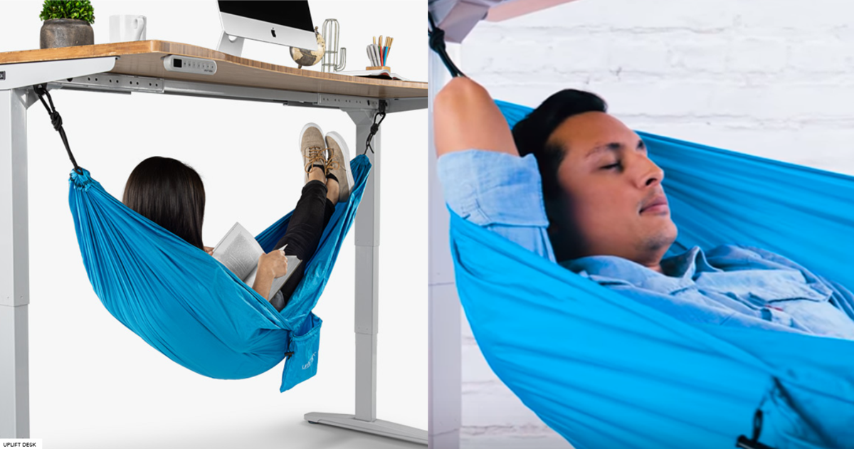It S Time To Up Your Napping Game With The Under Desk Hammock