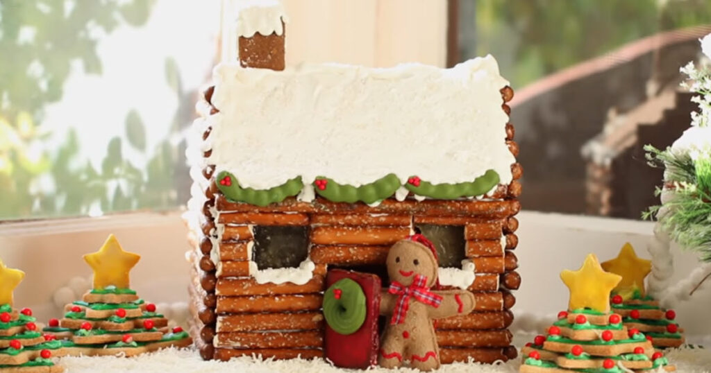 Pretzel Log Cabins Are a Deliciously Salty Twist On Traditional Gingerbread Houses Useful Tips